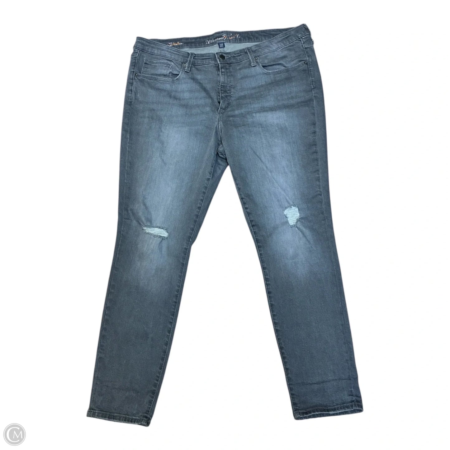 Jeans Skinny By Universal Thread In Grey, Size: 16