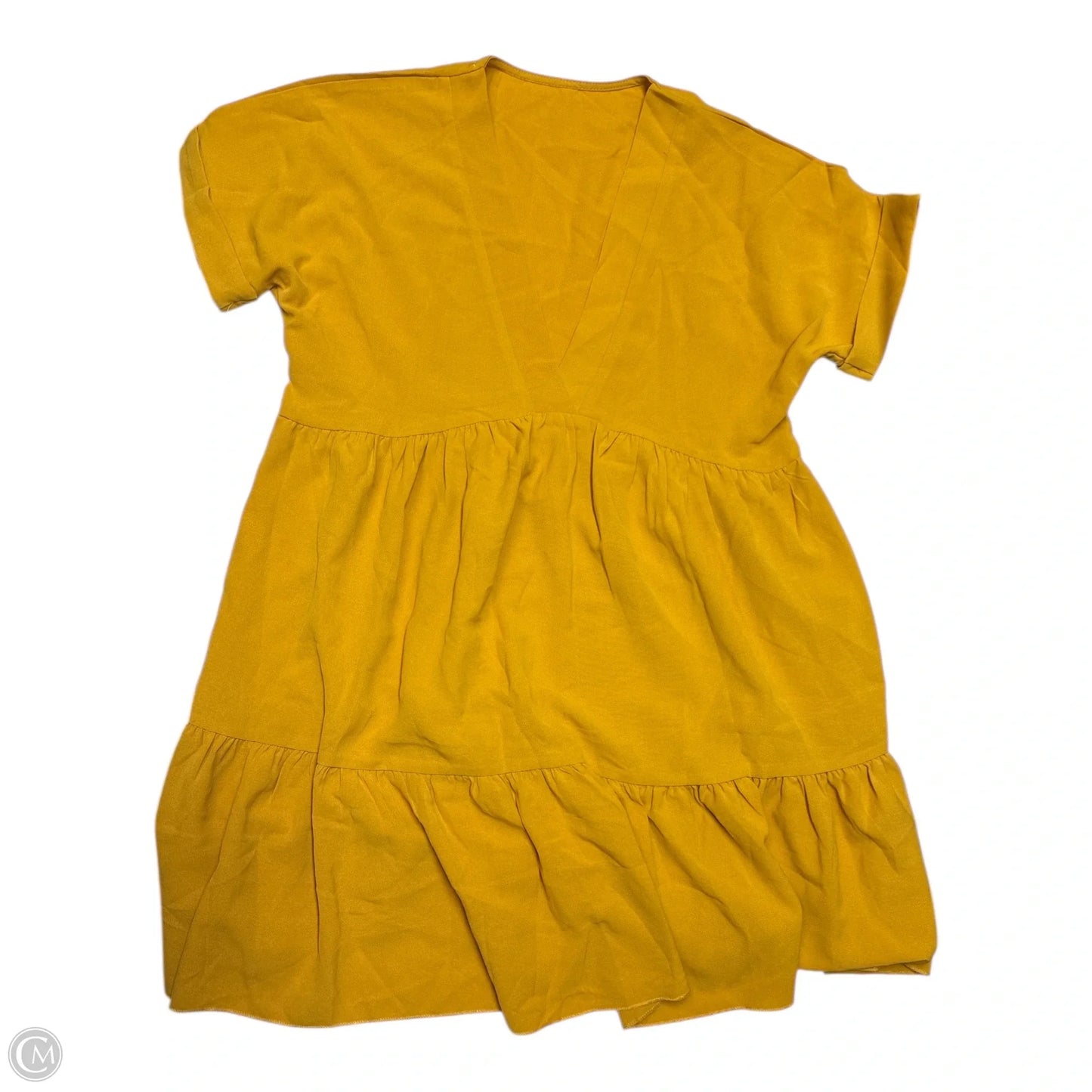 Dress Casual Short By Shein In Yellow, Size: Xs