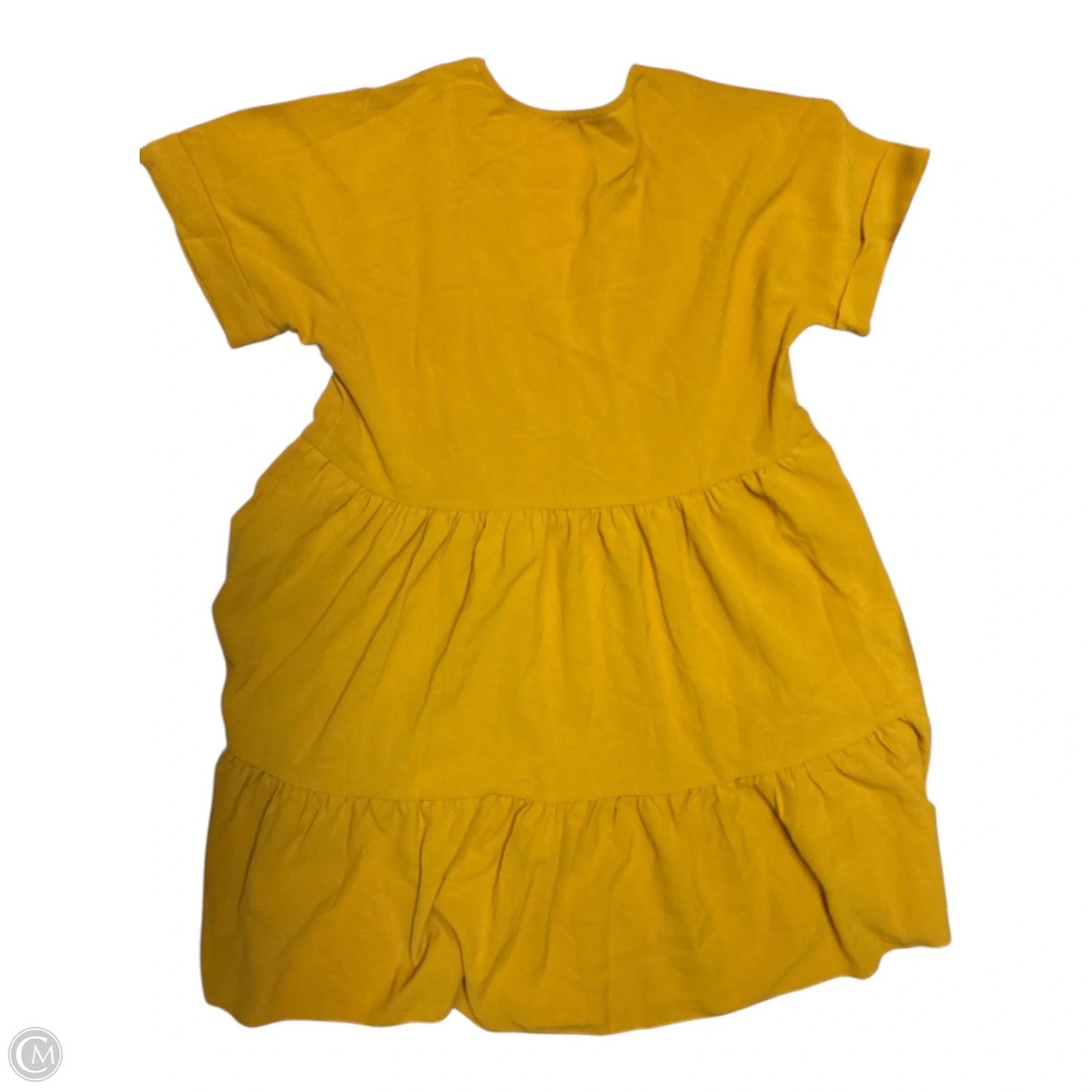 Dress Casual Short By Shein In Yellow, Size: Xs