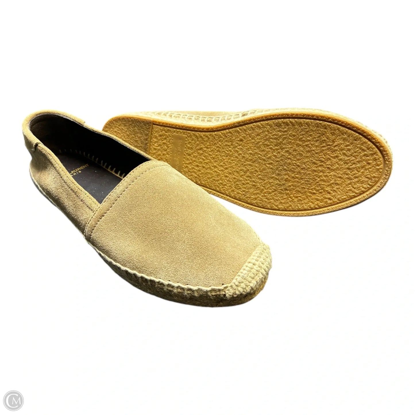 Shoes Luxury Designer By Yves Saint Laurent In Beige, Size: 5