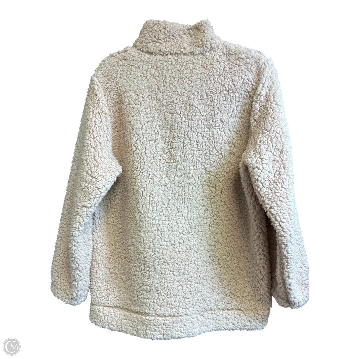 Jacket Faux Fur & Sherpa By Clothes Mentor In Pink, Size: L
