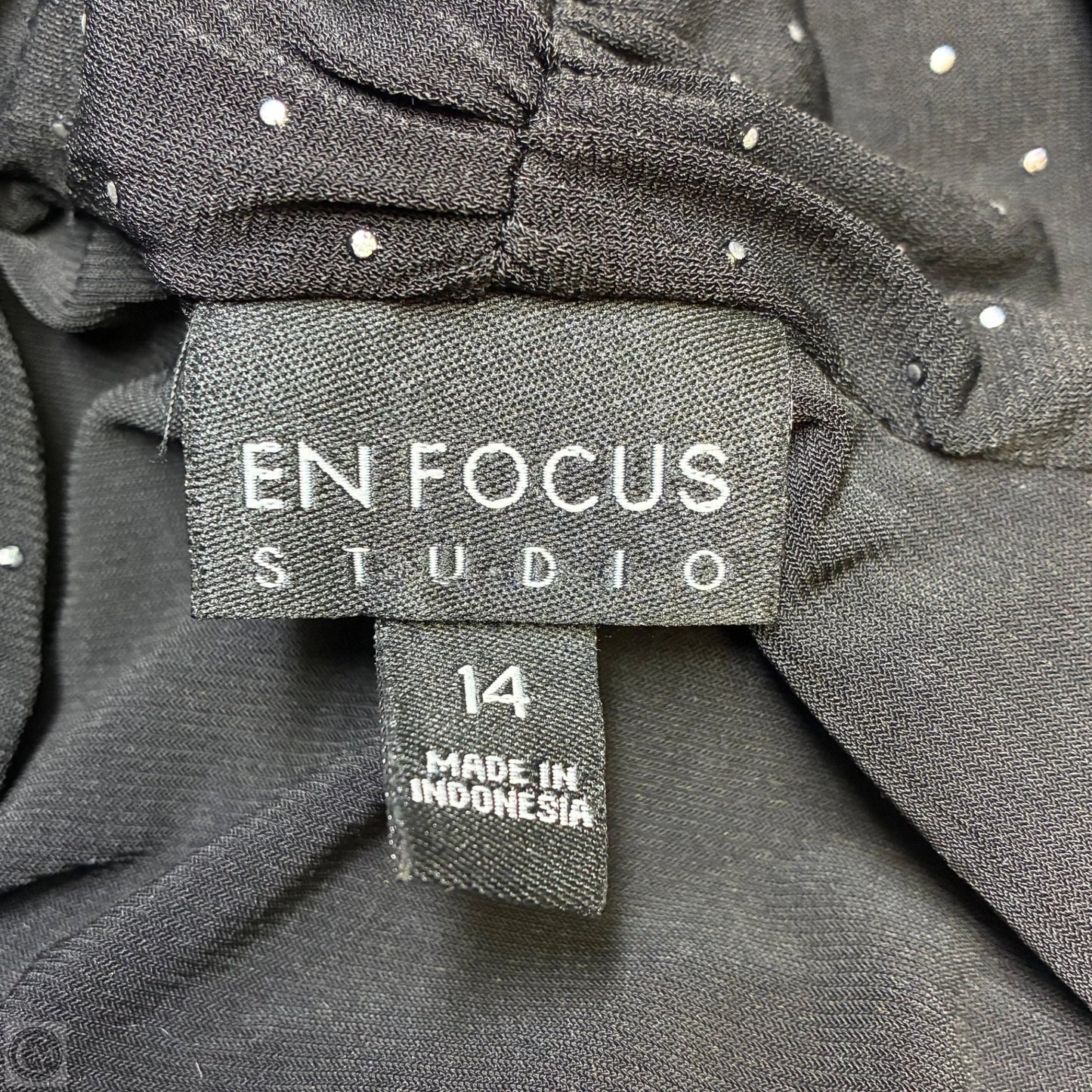 Dress Casual Short By En Focus In Black, Size: Xl