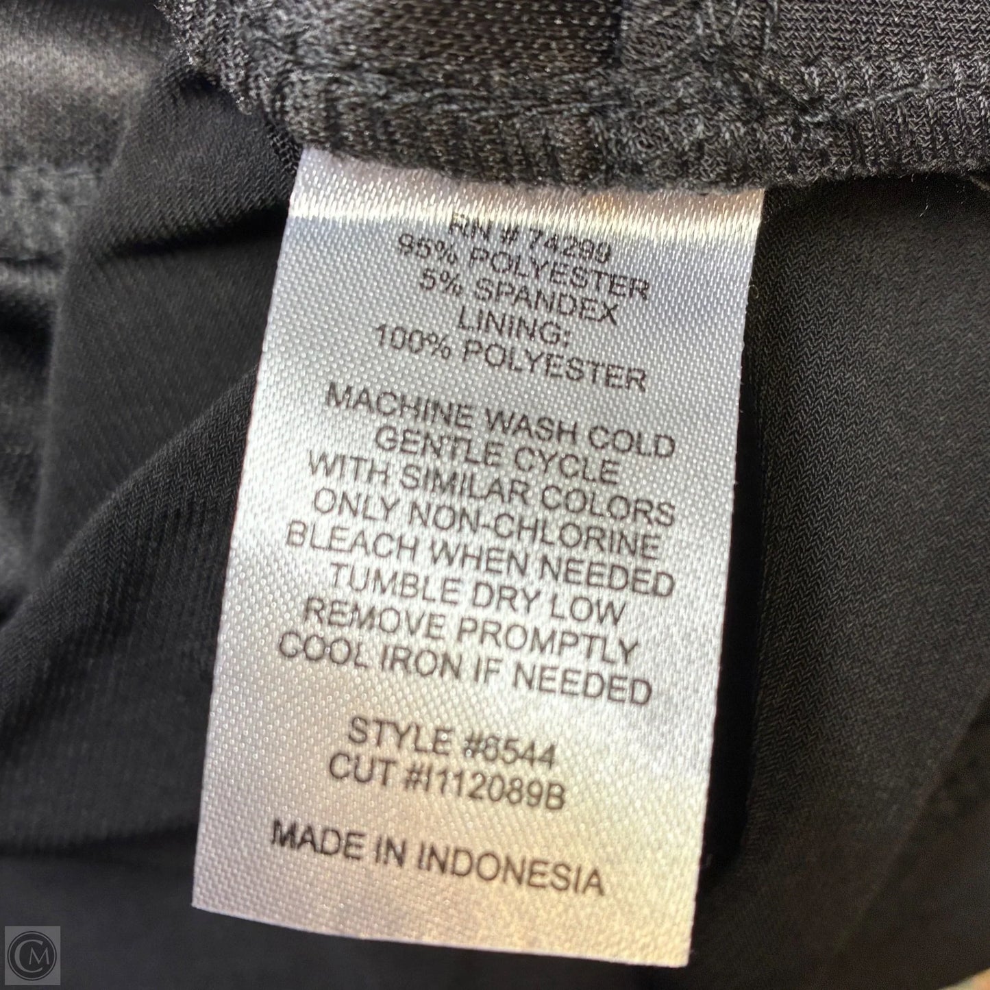 Dress Casual Short By En Focus In Black, Size: Xl
