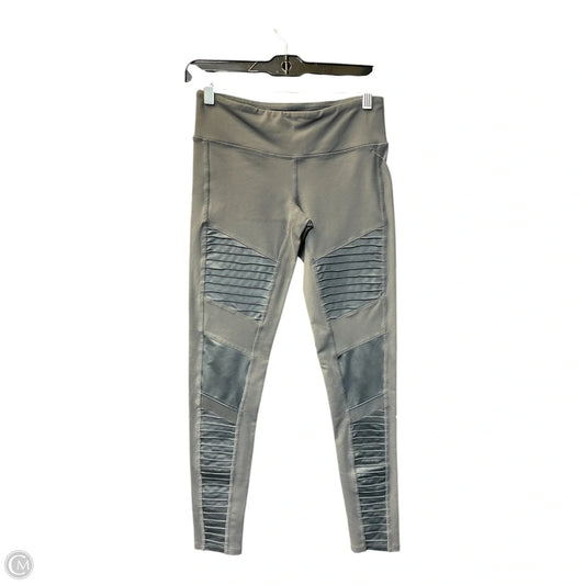 Athletic Leggings By Alo In Grey, Size: S