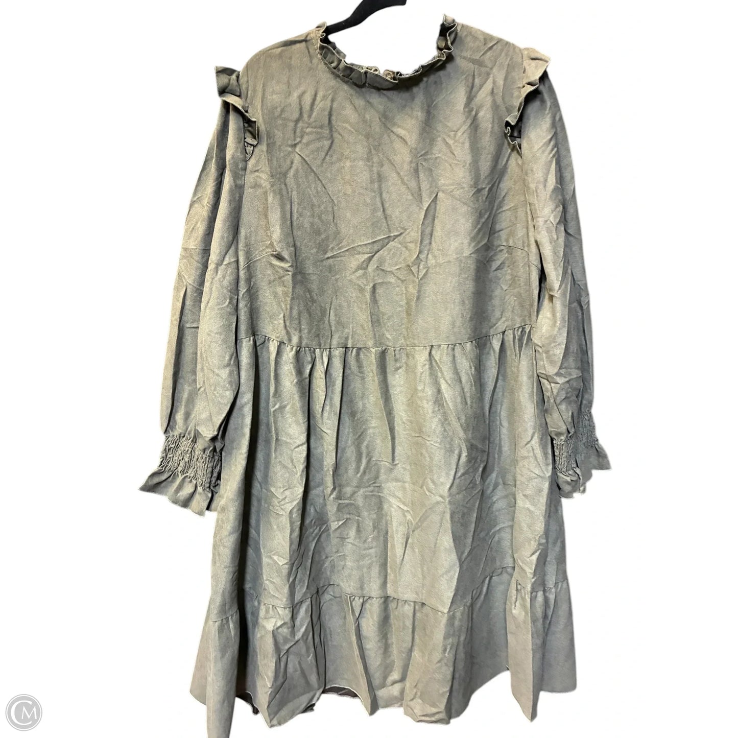 Dress Casual Midi By Shein In Green, Size: 3x