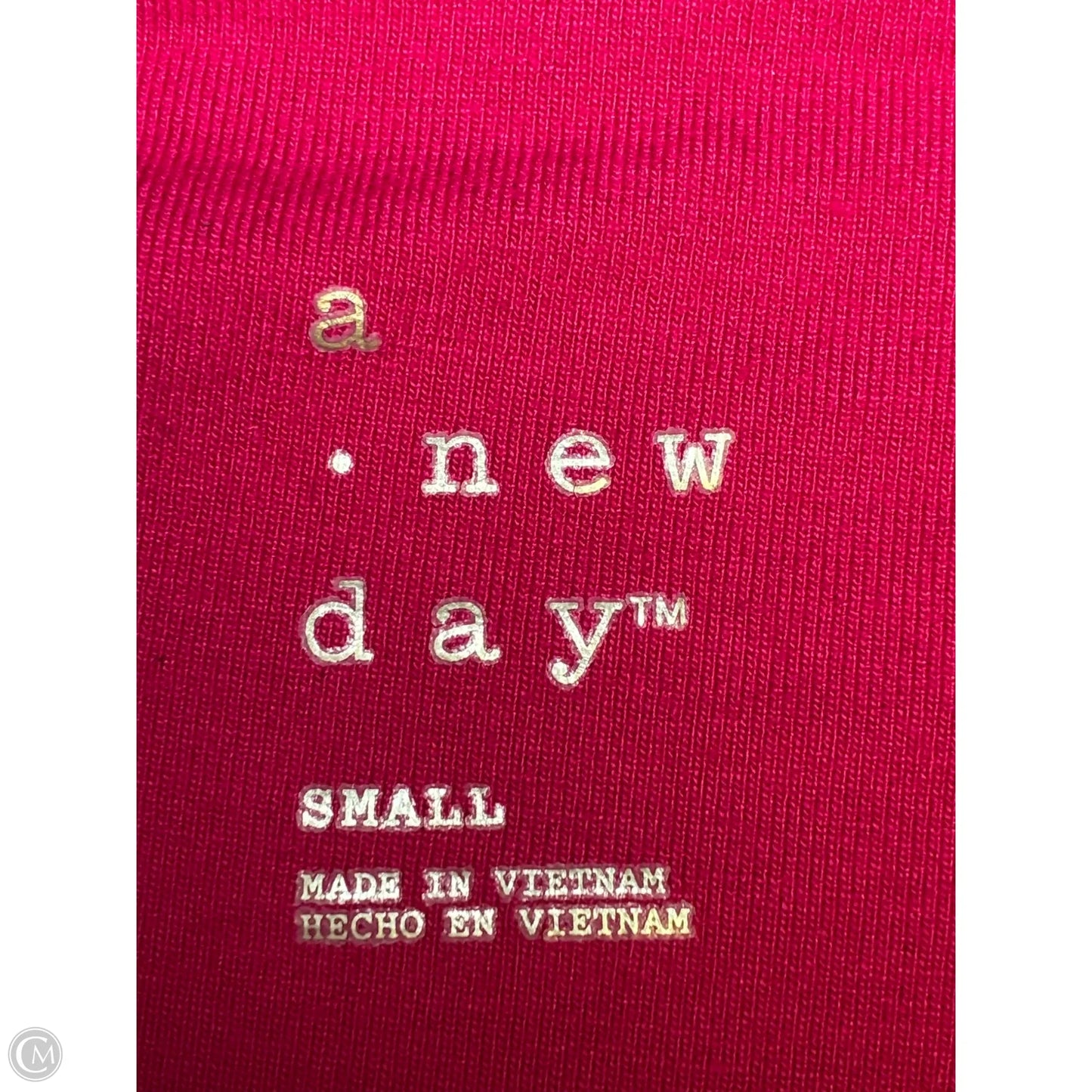 Top Short Sleeve By A New Day In Pink, Size: S