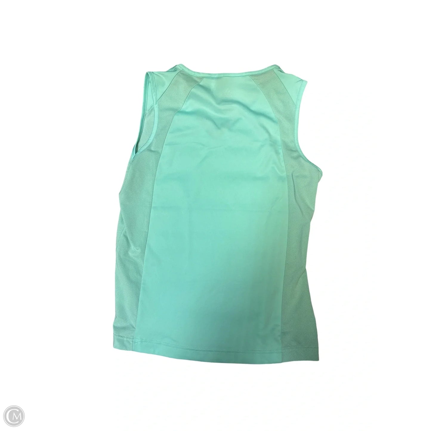 Athletic Top Short Sleeve By Adidas In Aqua, Size: M