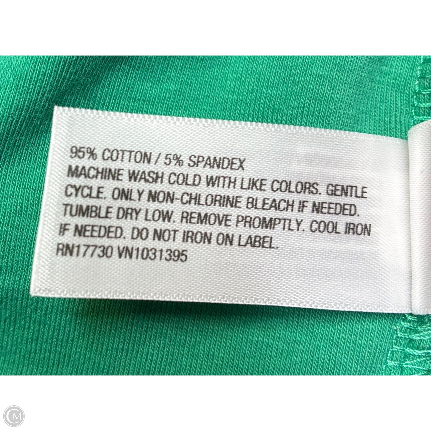 Top Short Sleeve Basic By Universal Thread In Green & White, Size: Xl
