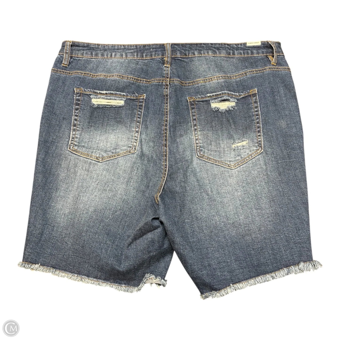 Shorts By Almost Famous In Blue Denim, Size: 22