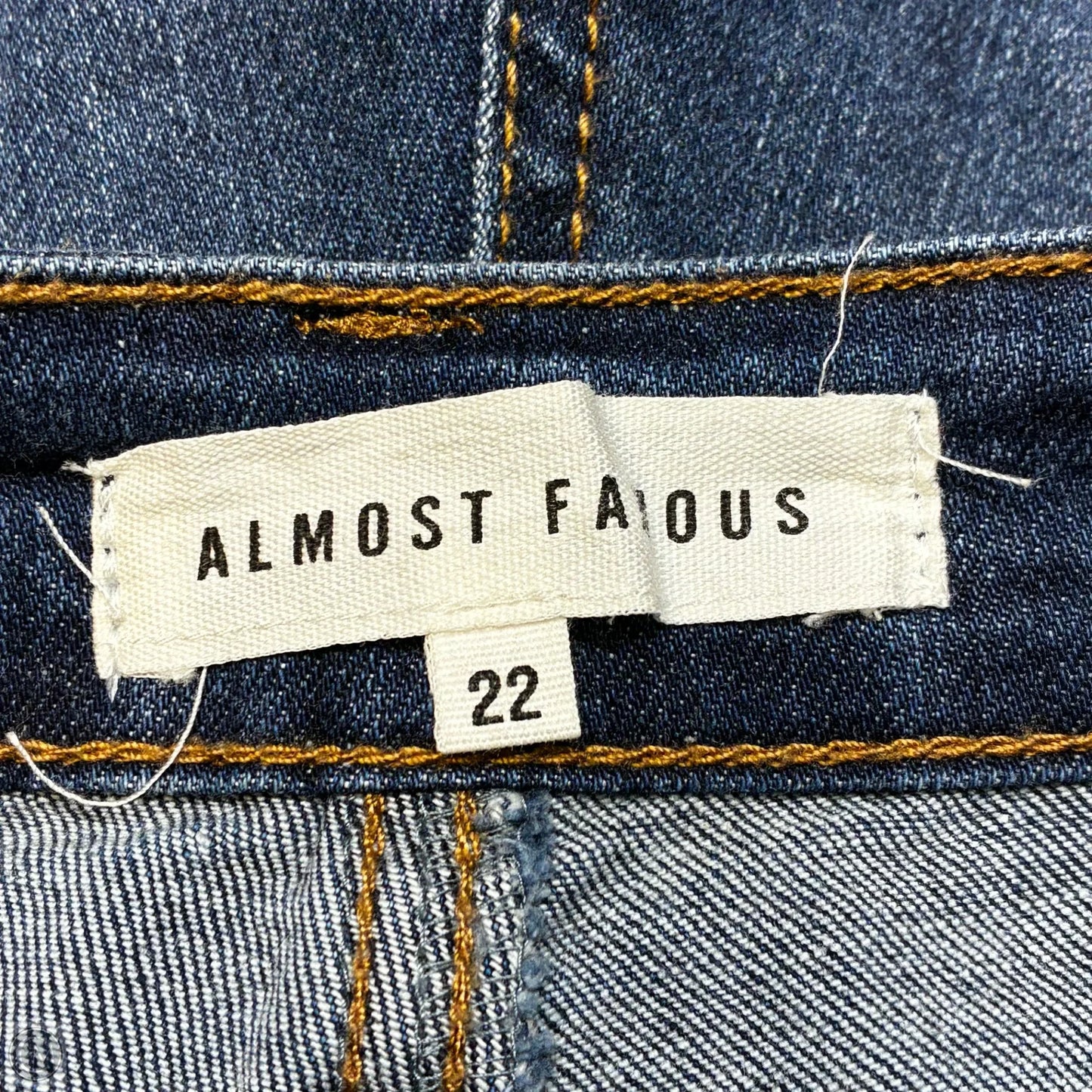 Shorts By Almost Famous In Blue Denim, Size: 22
