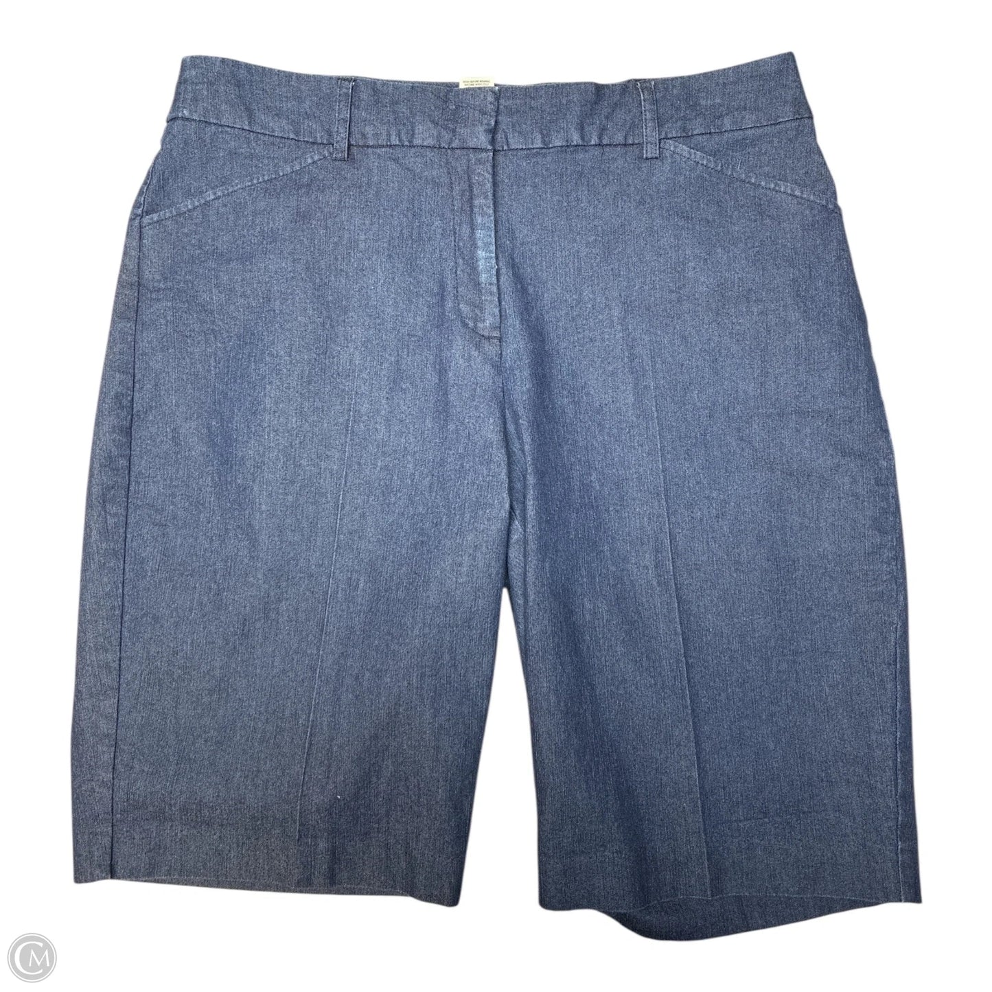 Shorts By Laura Scott In Blue Denim, Size: 14