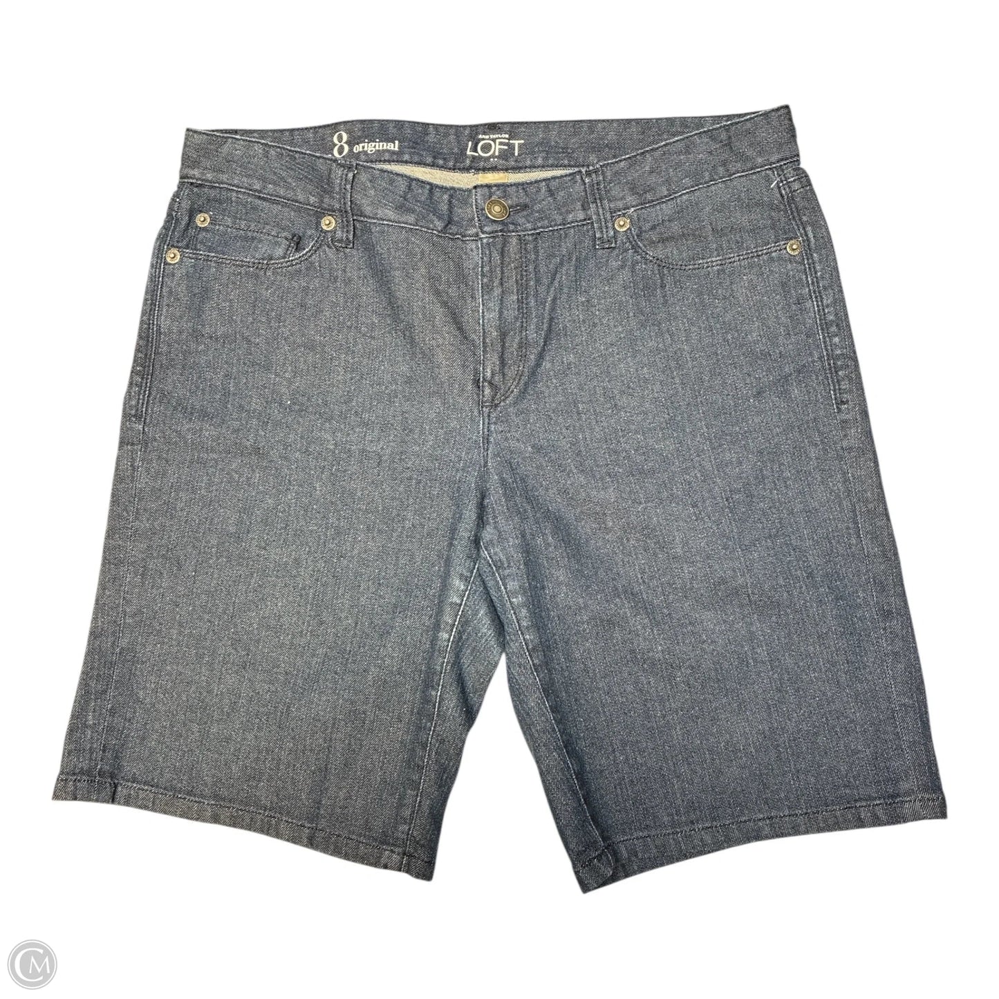 Shorts By Ann Taylor In Blue Denim, Size: 8
