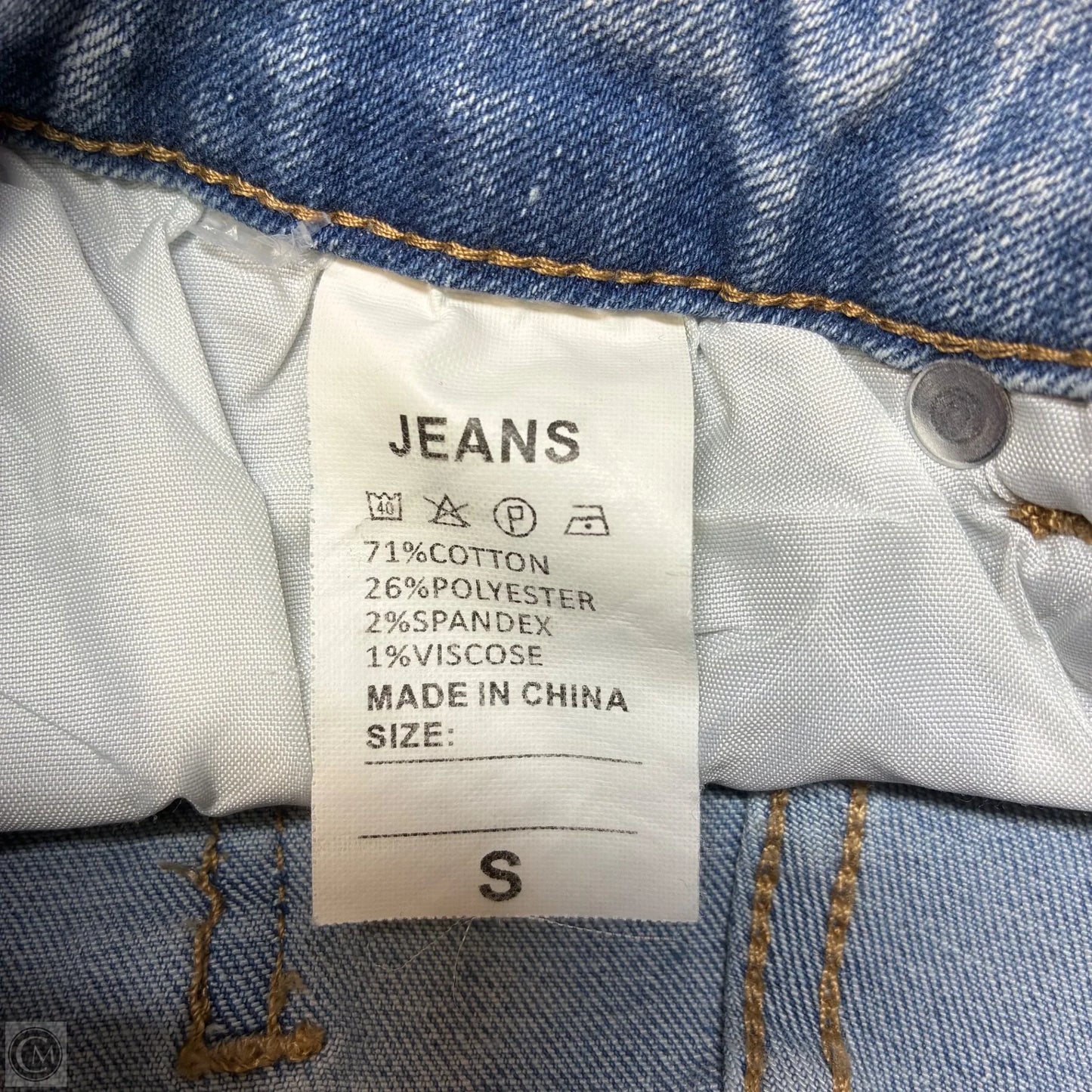 Shorts By Cmf In Blue Denim, Size: 4