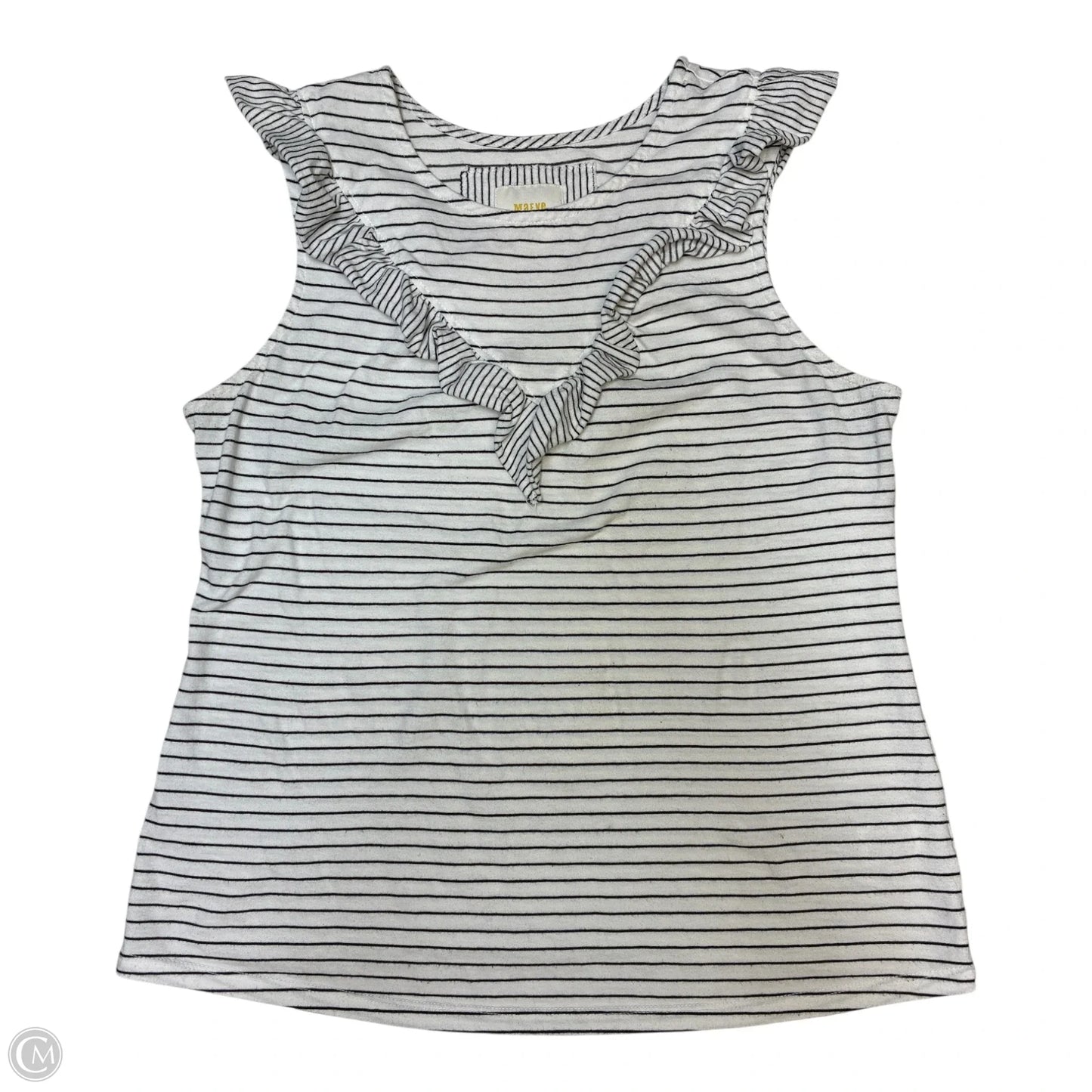 Tank Top By Maeve In Striped Pattern, Size: M