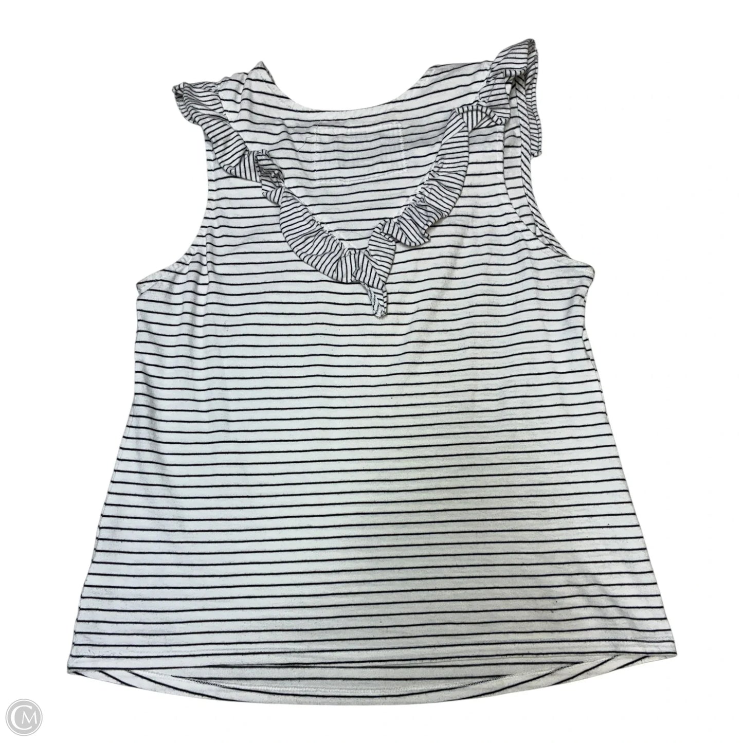 Tank Top By Maeve In Striped Pattern, Size: M