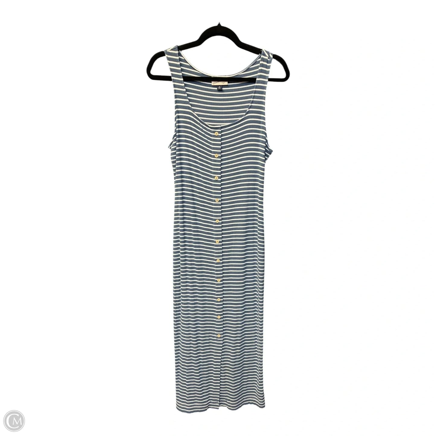 Dress Casual Maxi By Universal Standard In Striped Pattern, Size: M