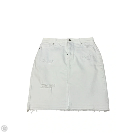 Skirt Midi By Faded Glory In White, Size: 6