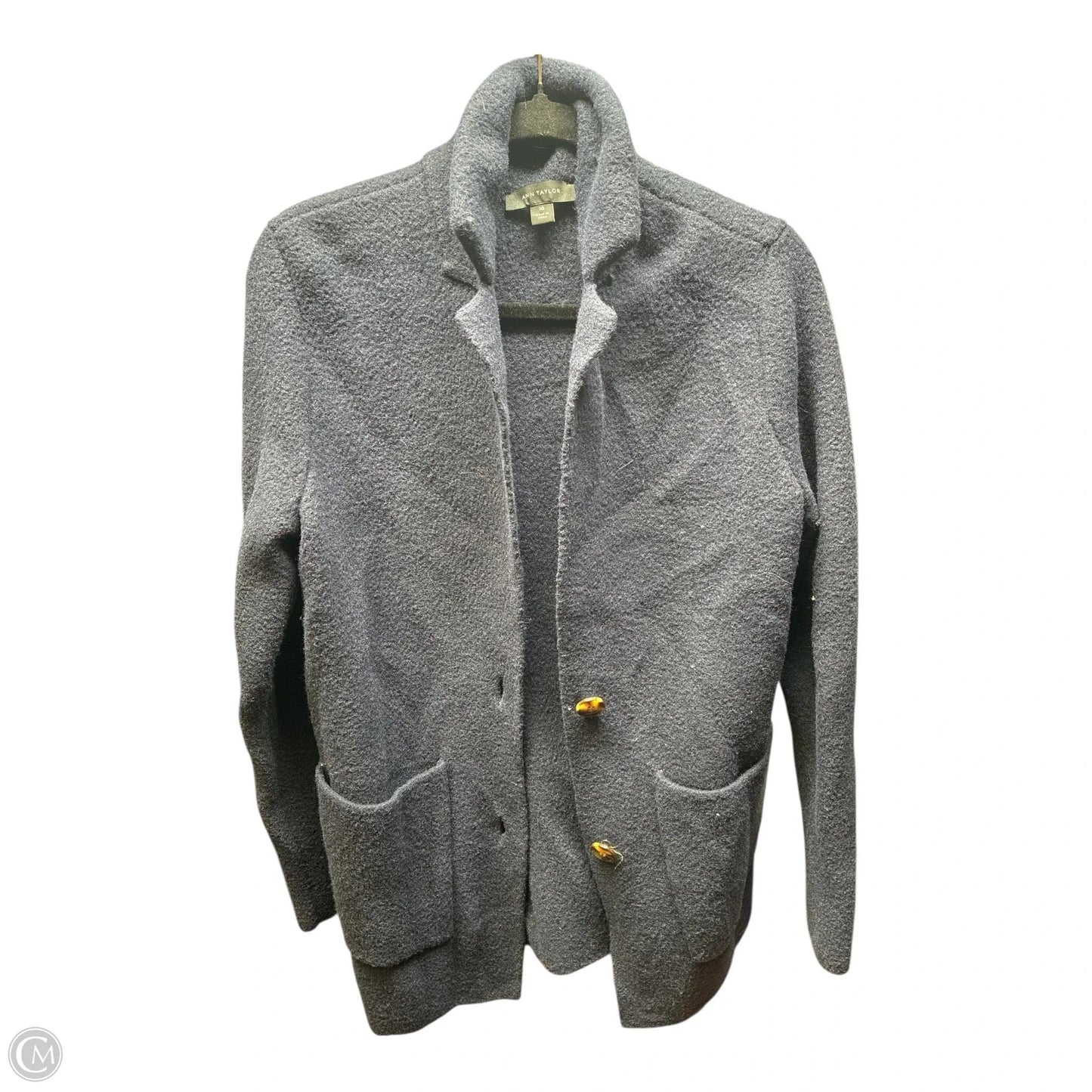 Cardigan By Ann Taylor In Blue, Size: Xs