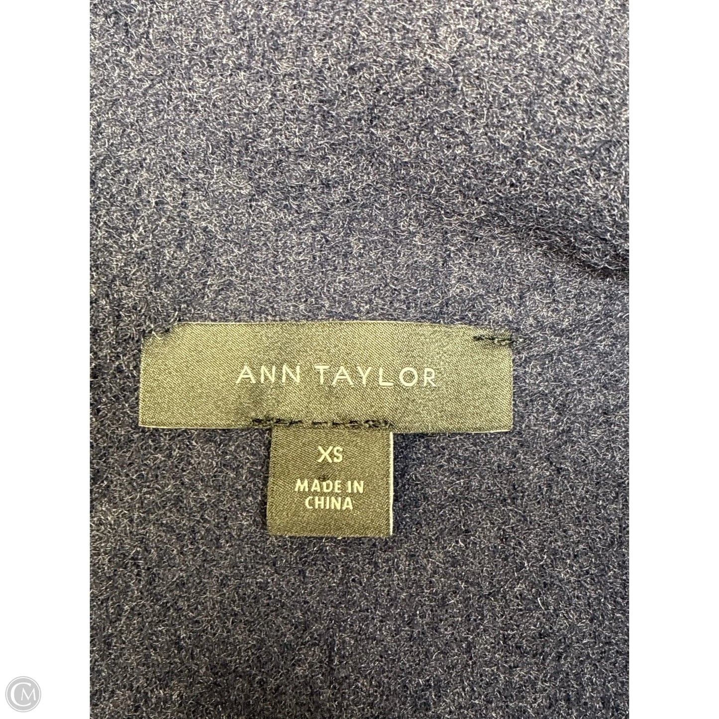 Cardigan By Ann Taylor In Blue, Size: Xs