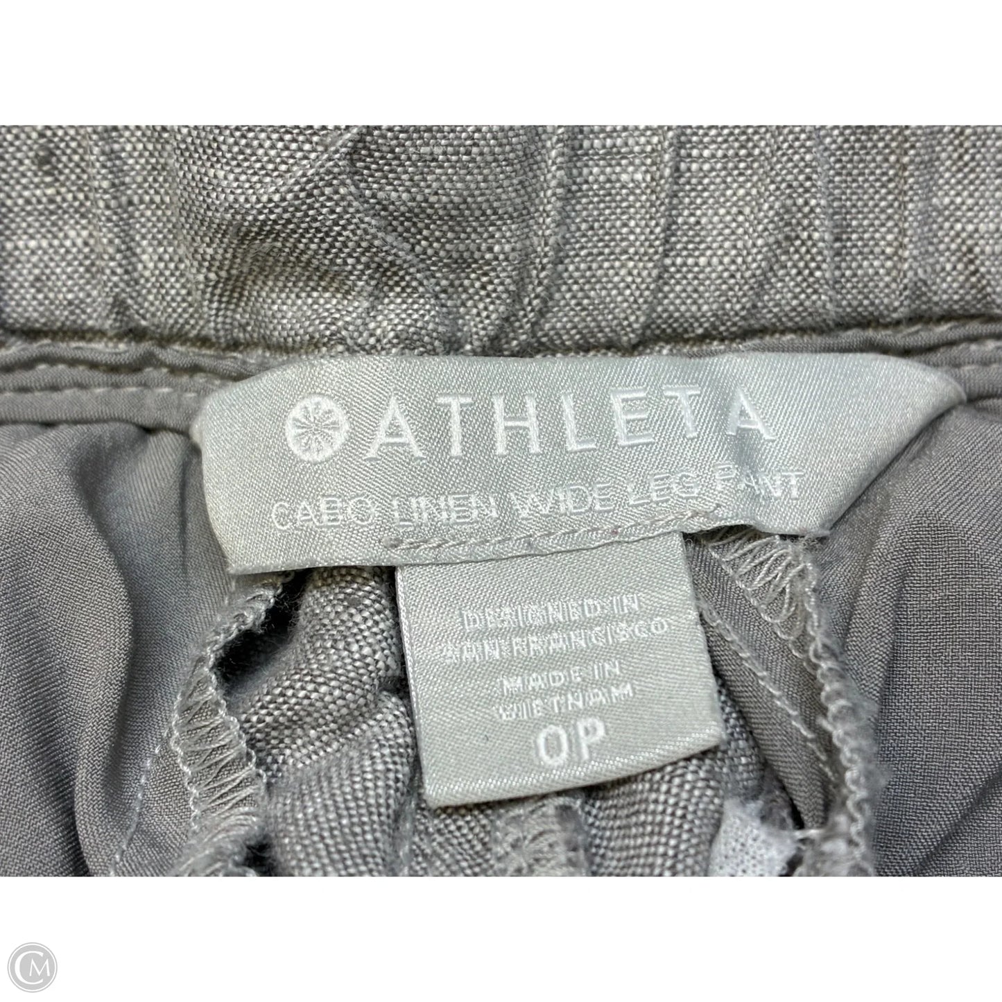Pants Linen By Athleta In Grey, Size: 0p