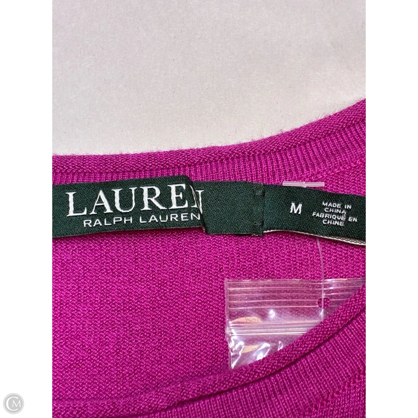Top Sleeveless Basic By Lauren By Ralph Lauren In Pink, Size: M