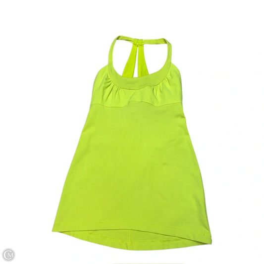 Athletic Tank Top By Lululemon In Yellow, Size: S