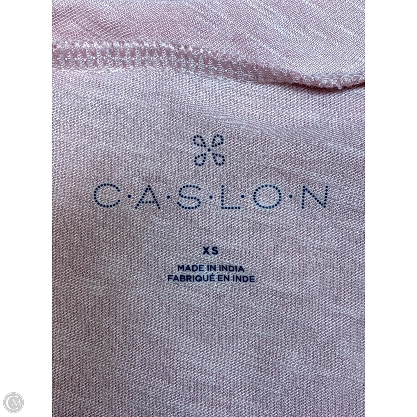 Top Short Sleeve Basic By Caslon In Pink, Size: Xs