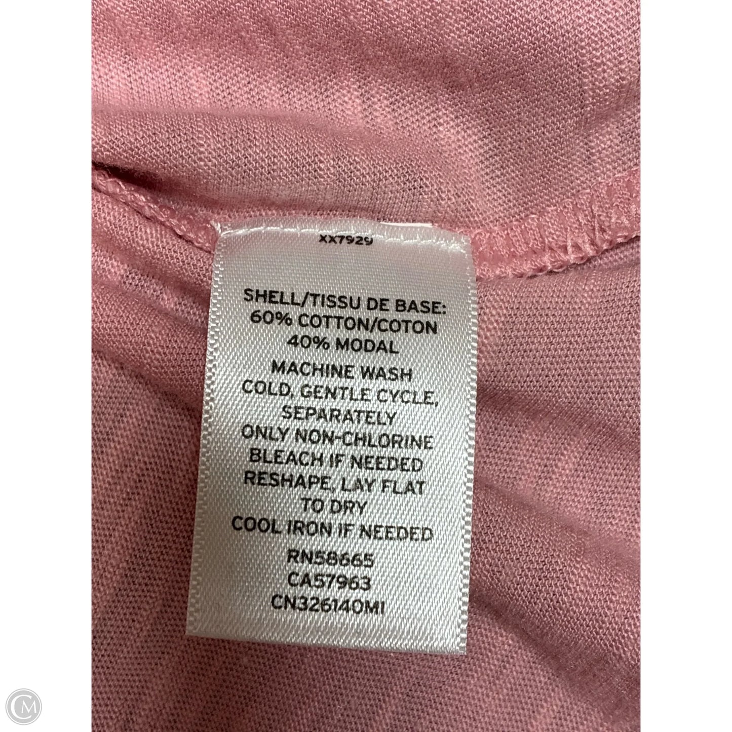 Top Short Sleeve Basic By Caslon In Pink, Size: Xs