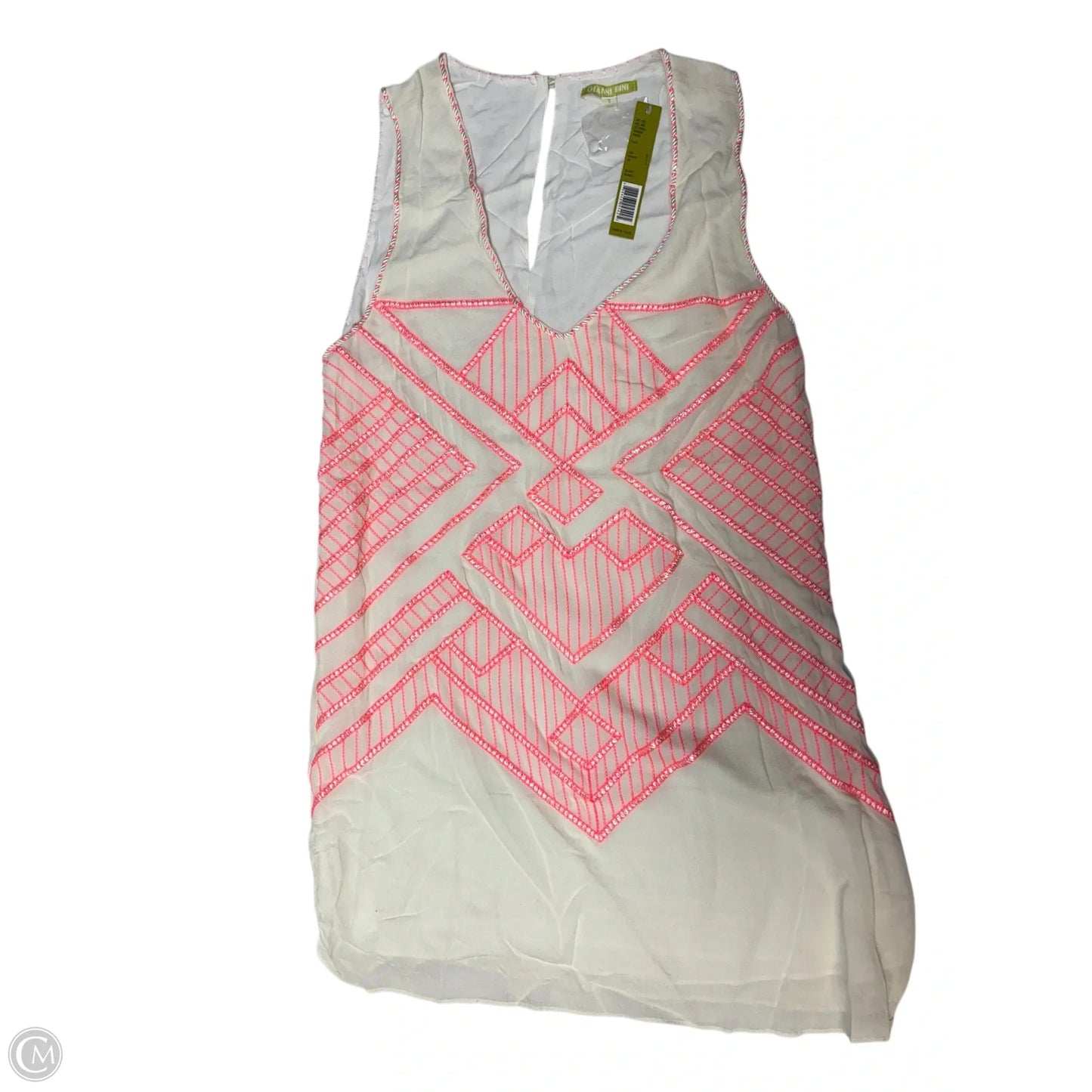 Dress Casual Short By Gianni Bini In Pink & White, Size: S