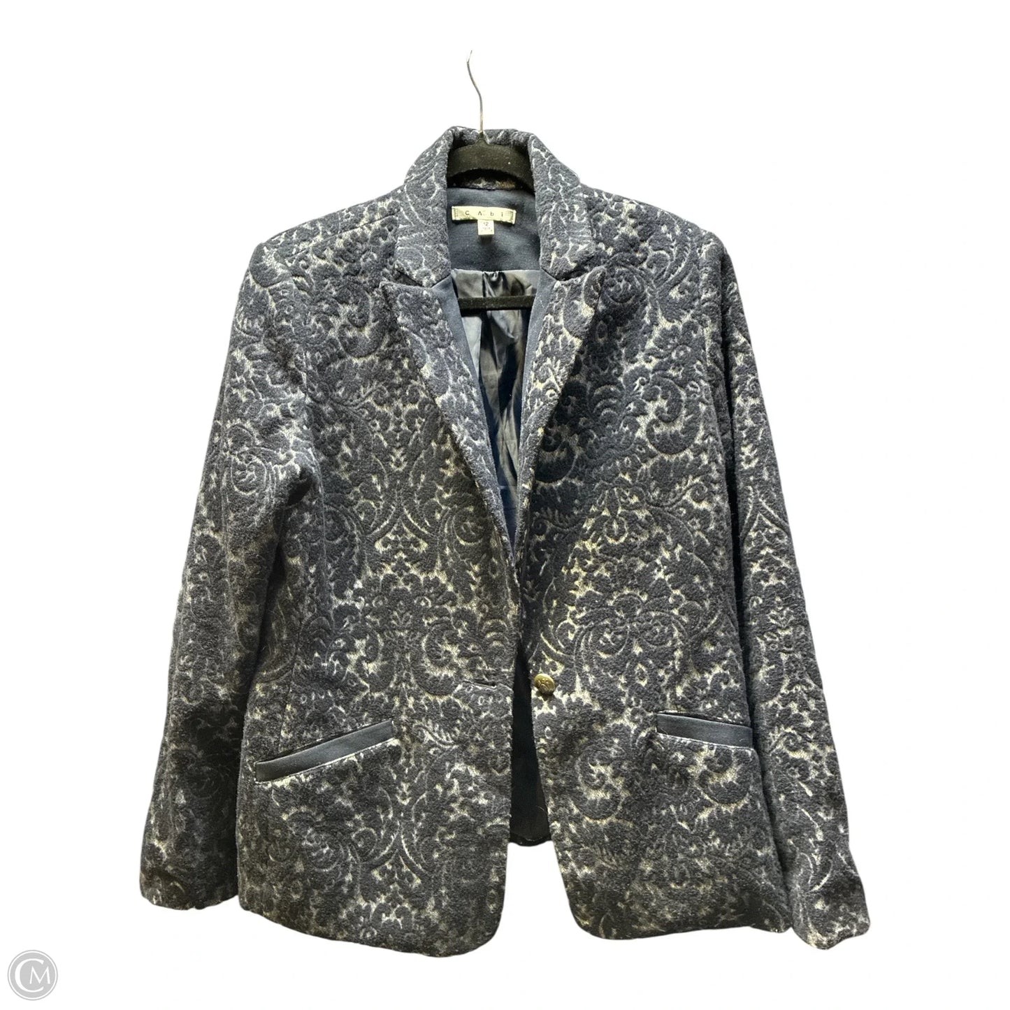 Jacket Fleece By Cabi In Blue, Size: L
