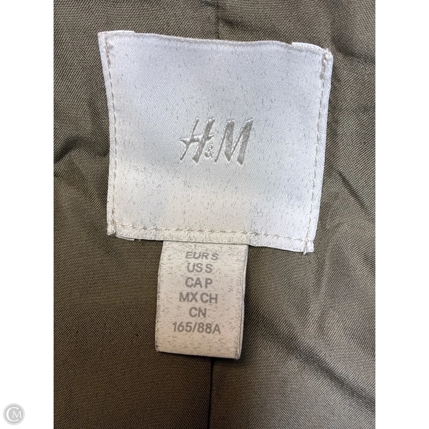Jacket Faux Fur & Sherpa By H&m In Green, Size: S