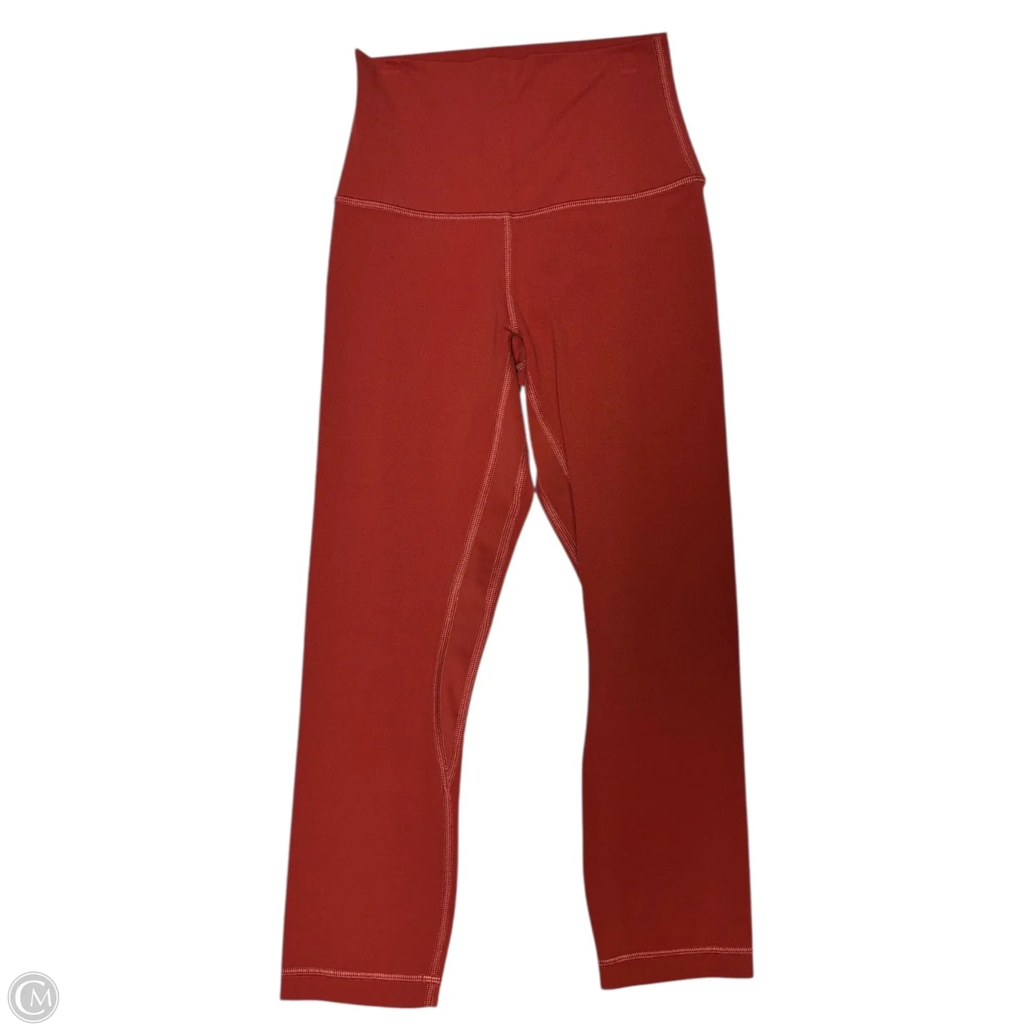 Athletic Leggings By Lululemon In Orange, Size: Xs
