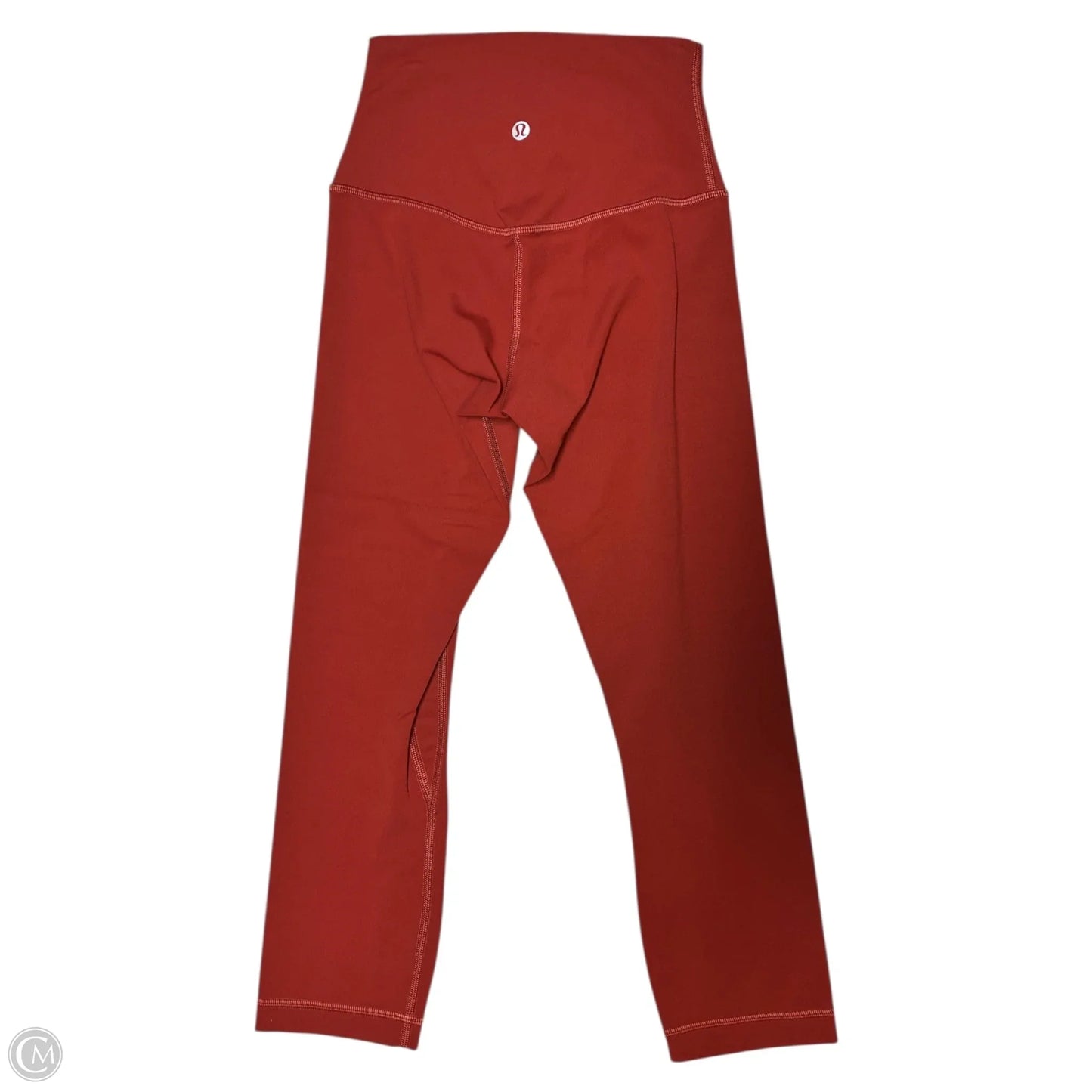 Athletic Leggings By Lululemon In Orange, Size: Xs