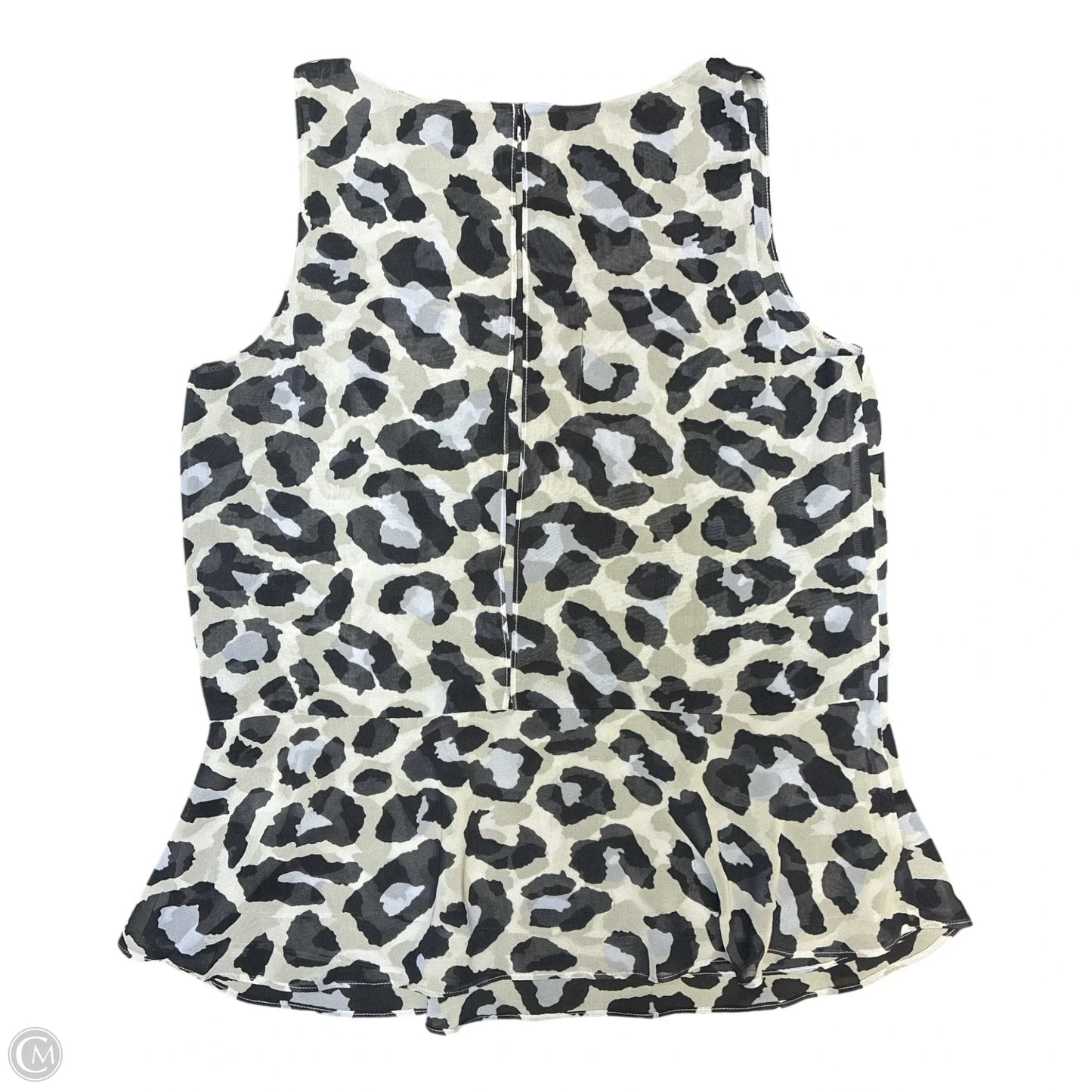 Blouse Sleeveless By Cabi In Animal Print, Size: S