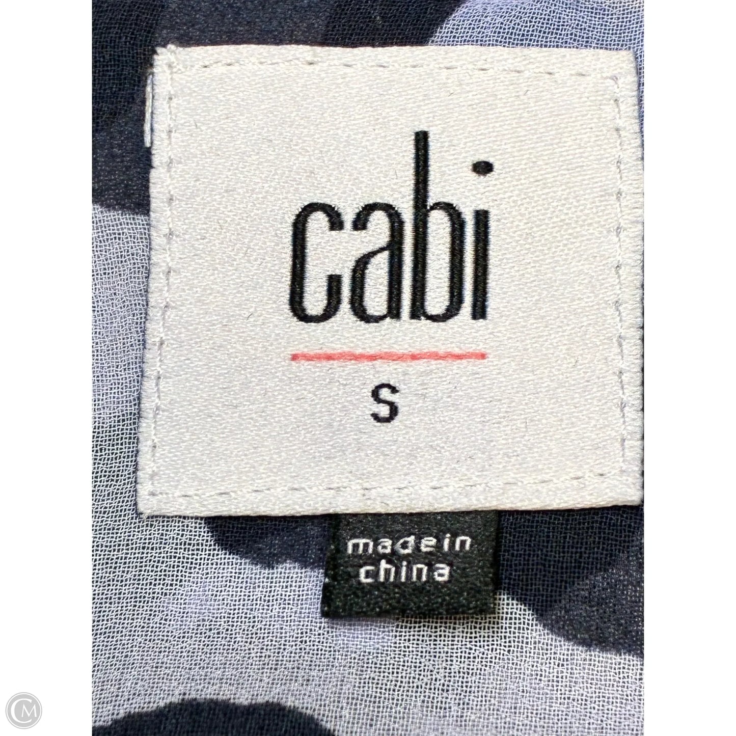 Blouse Sleeveless By Cabi In Animal Print, Size: S