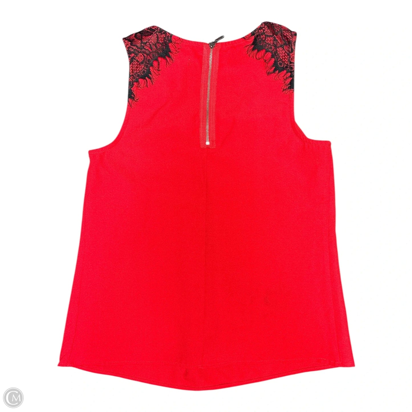 Top Sleeveless By Candies In Red, Size: Xs