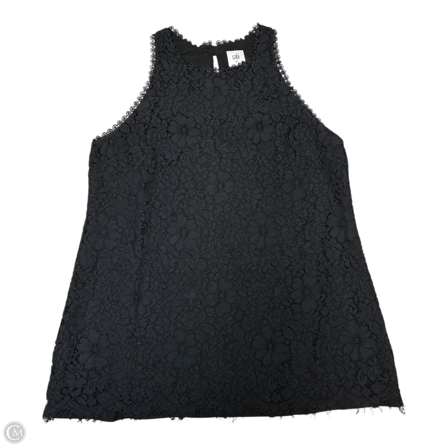 Top Sleeveless By Cabi In Black, Size: M