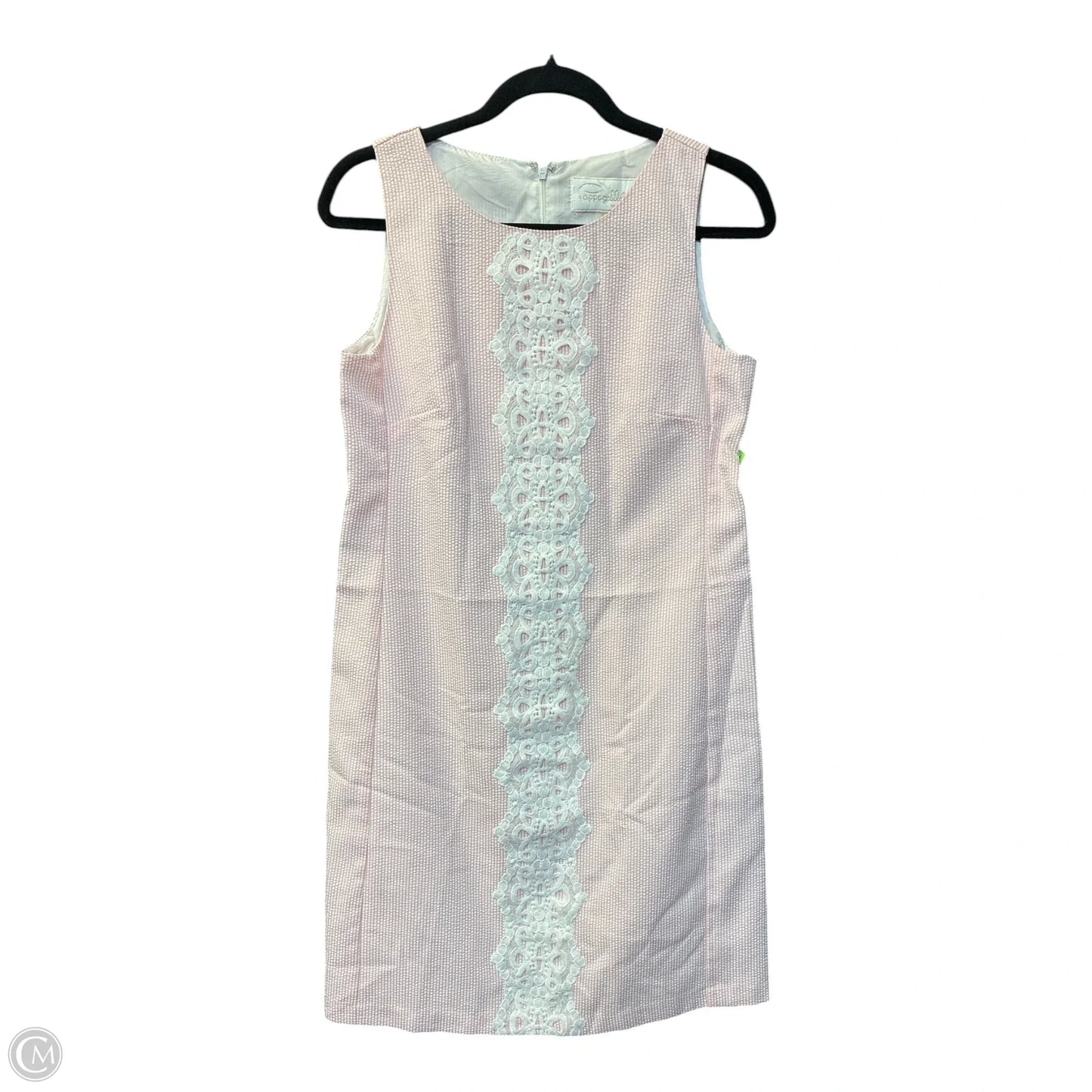 Dress Casual Short By Pappagallo In Pink & White, Size: S