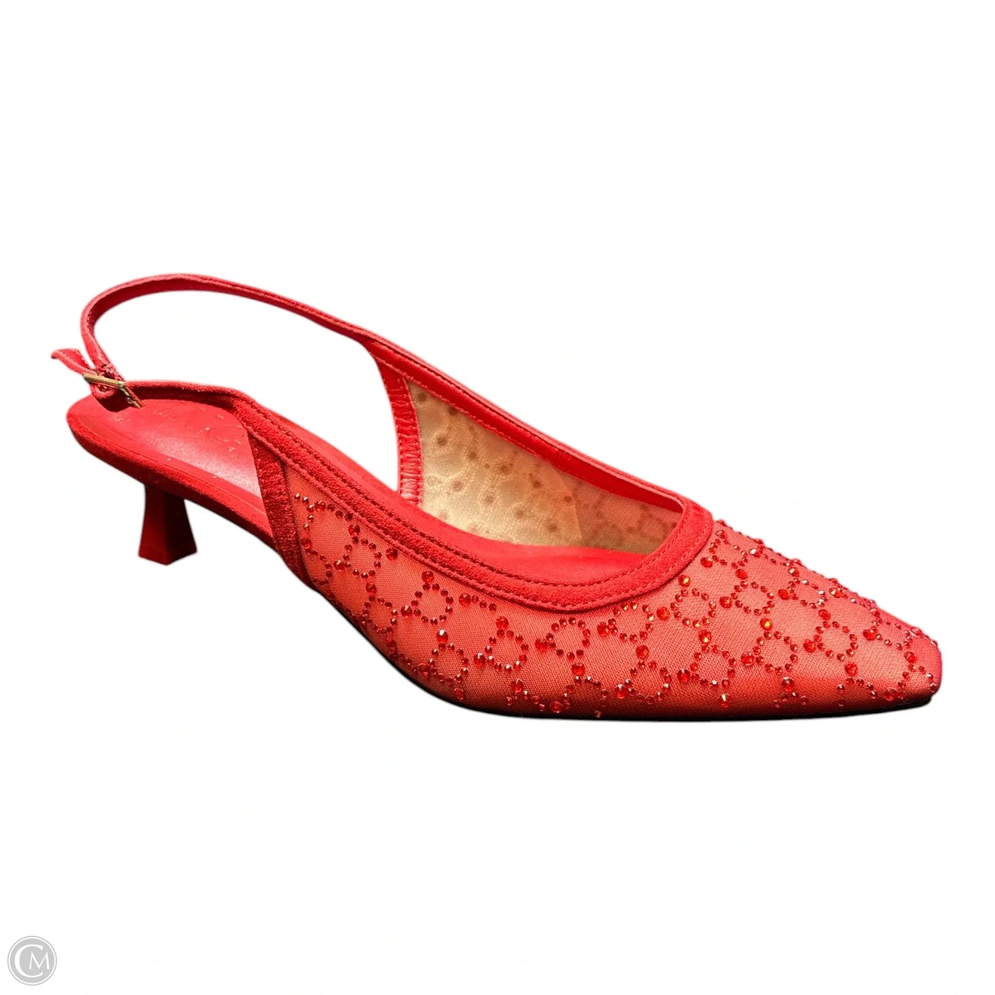 Shoes Heels Kitten By Inc In Red, Size: 7