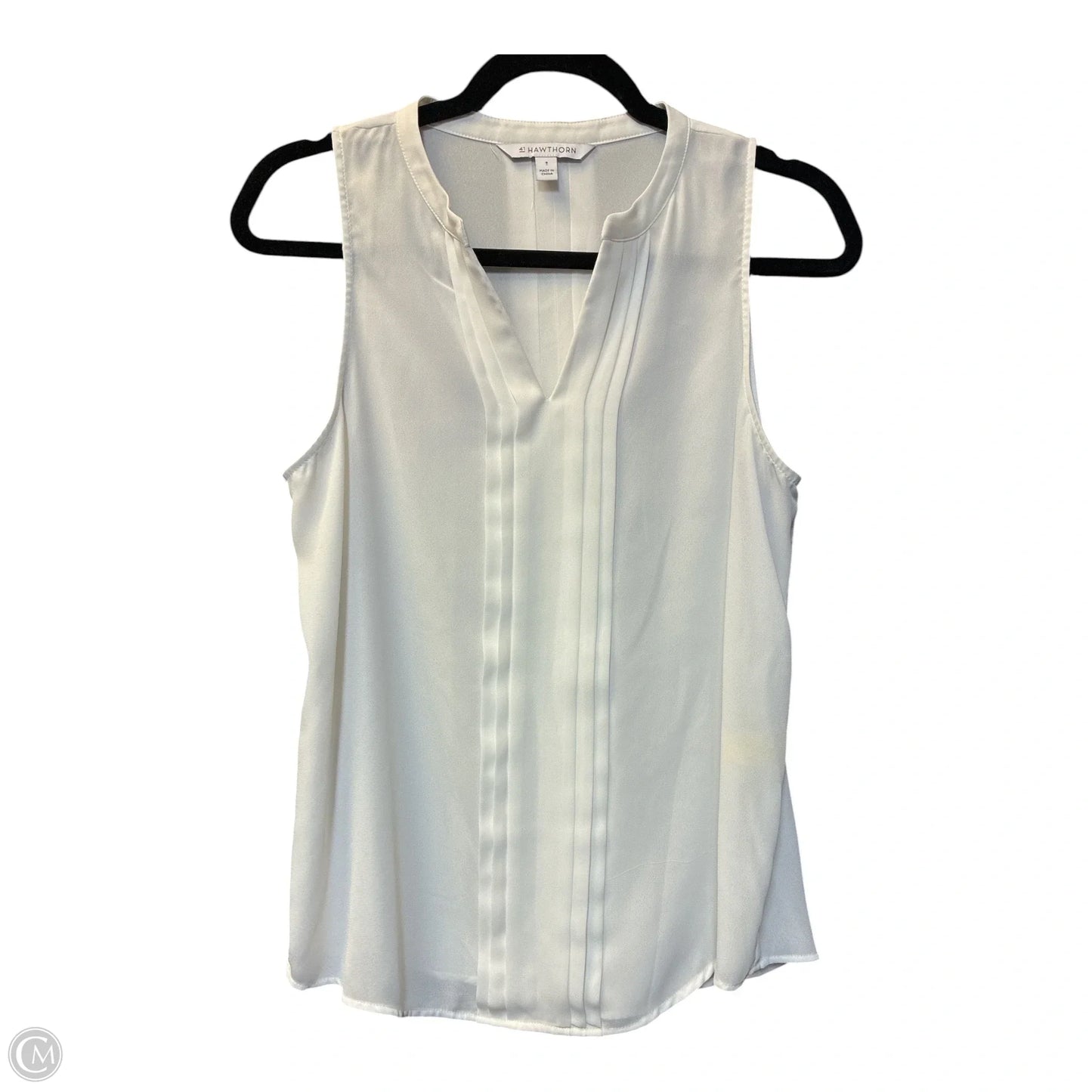 Blouse Short Sleeve By 41 Hawthorn In Cream, Size: S