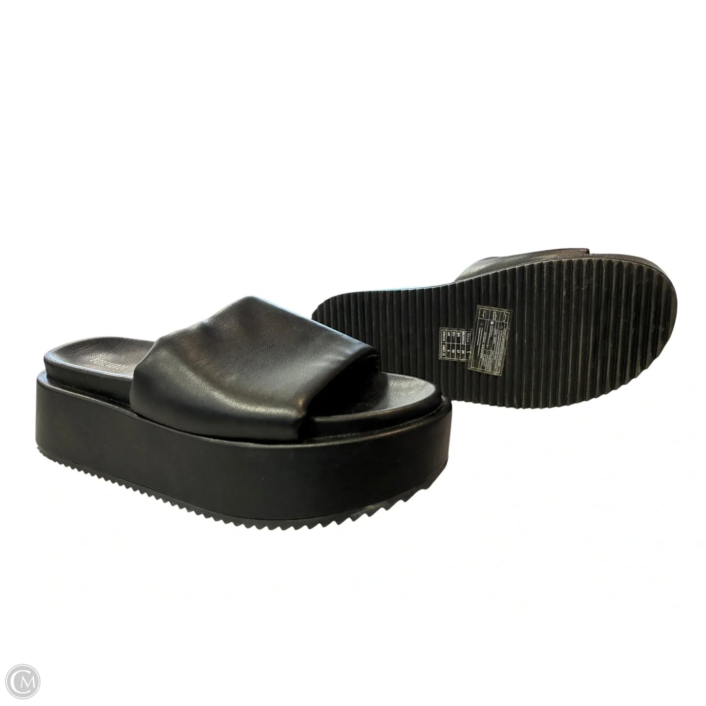 Sandals Flats By Forever 21 In Black, Size: 8