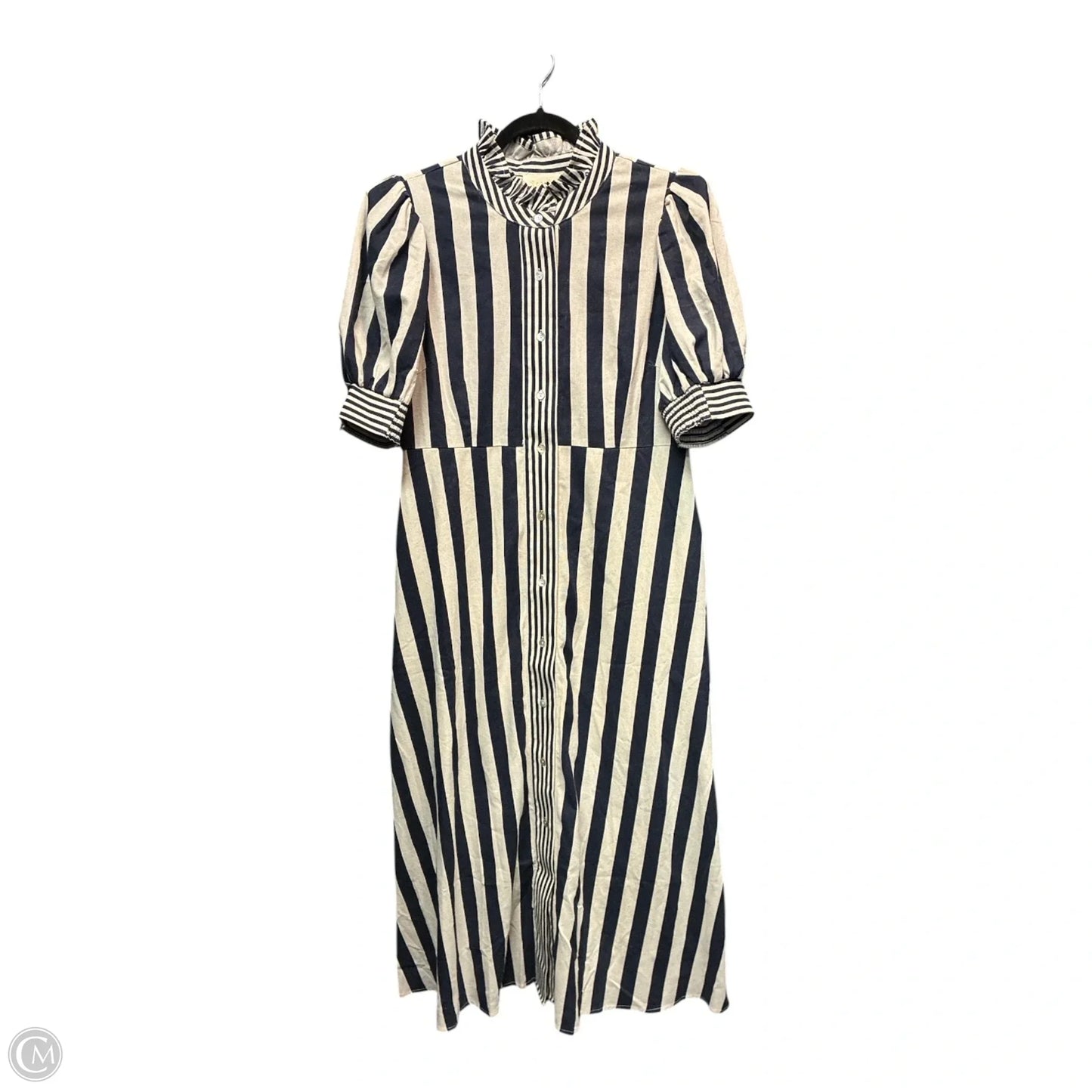 Dress Casual Maxi By Entro In Striped Pattern, Size: L