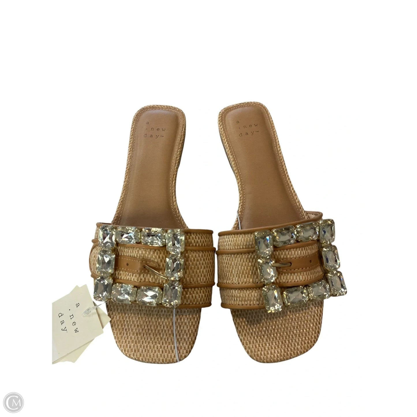 Sandals Flats By A New Day In Tan, Size: 6.5