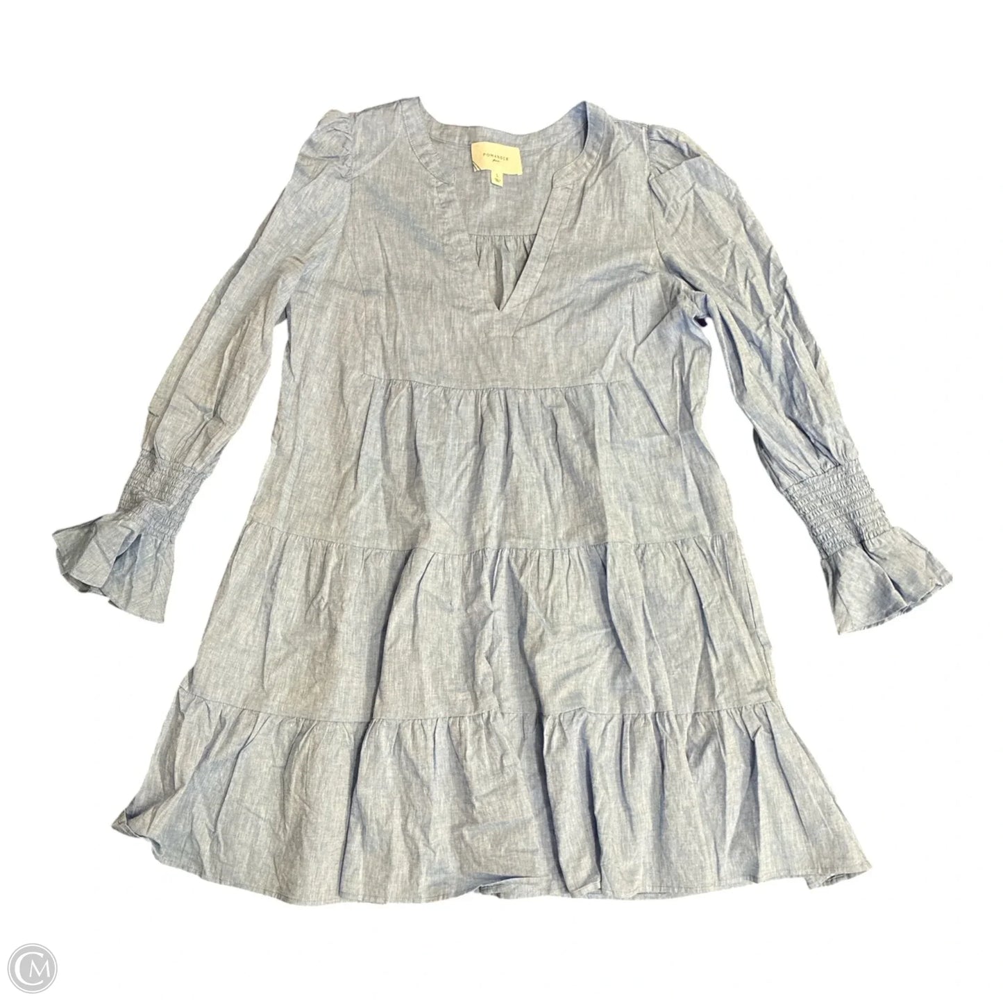 Dress Casual Midi By Pomander Place In Blue, Size: L