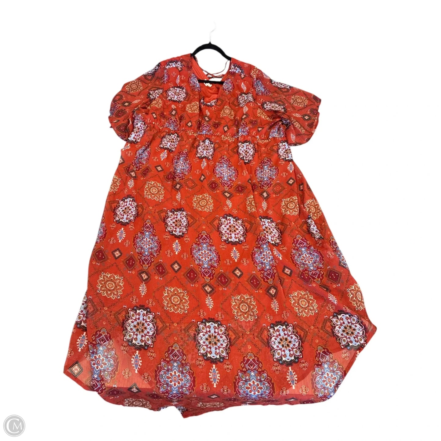 Dress Casual Maxi By Maurices In Red, Size: 4x