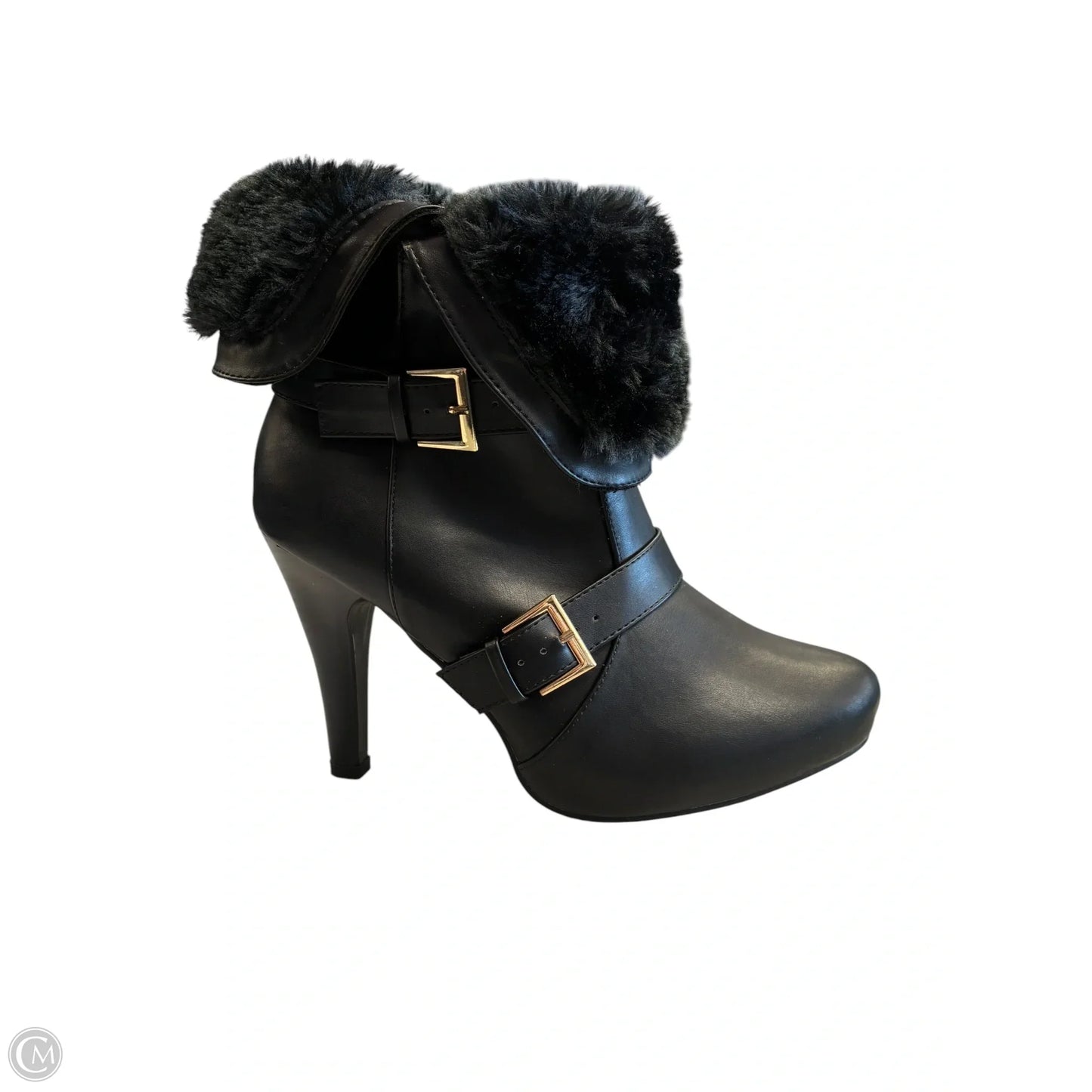 Boots Ankle Heels By Ashley Stewart In Black, Size: 9