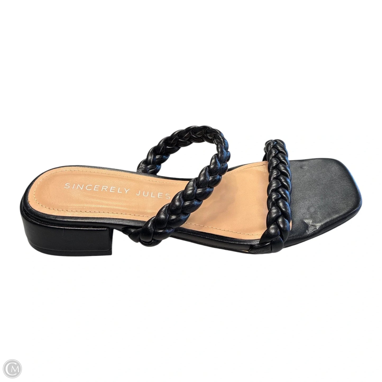 Sandals Heels Block By Sincerely Jules In Black, Size: 8