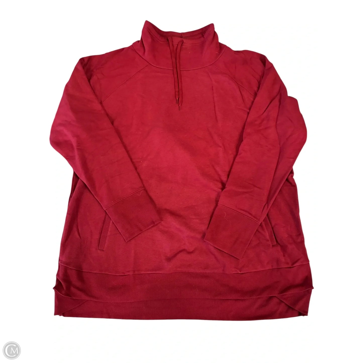Sweatshirt Crewneck By Tek Gear In Red, Size: 3x