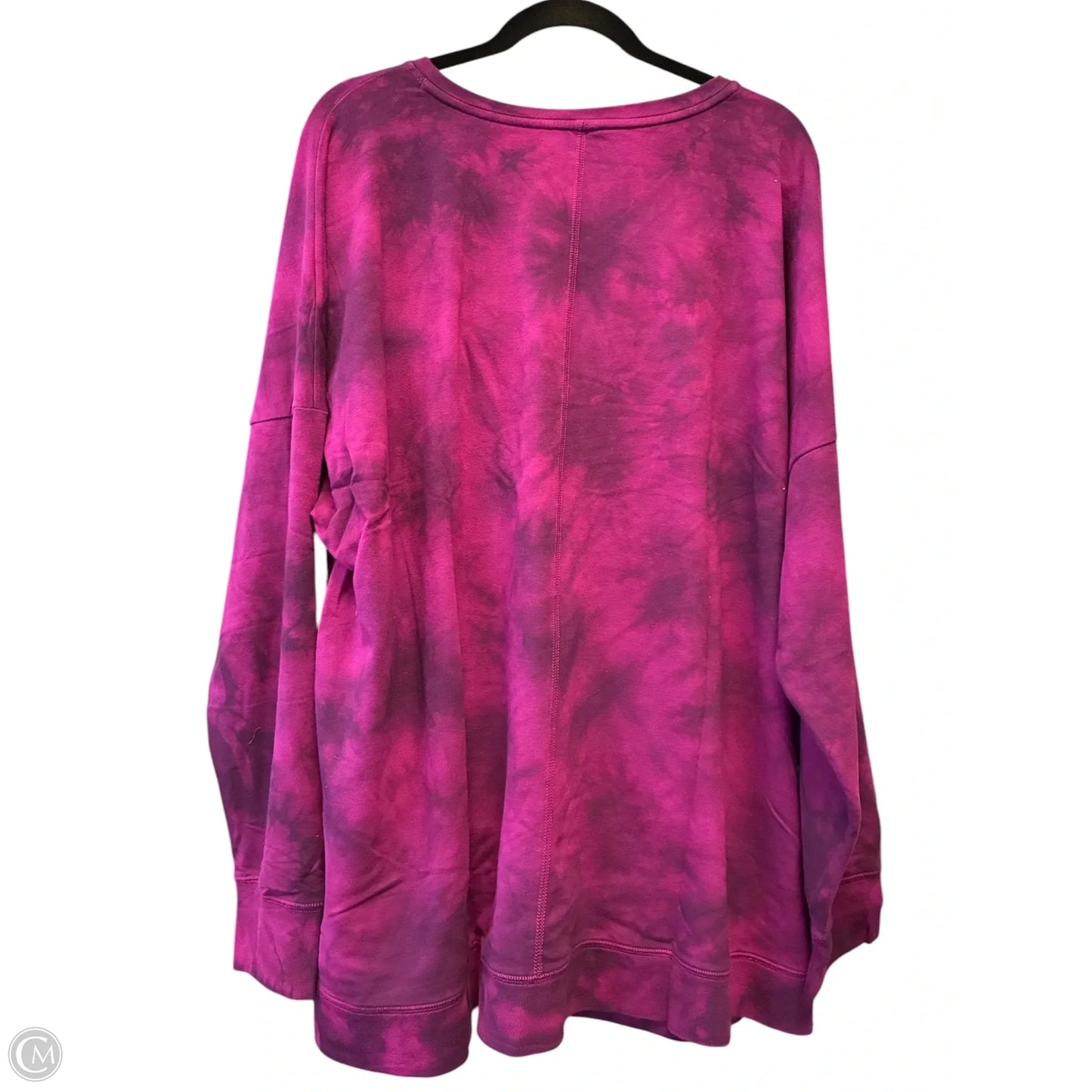 Sweatshirt Crewneck By Tek Gear In Purple, Size: 3x