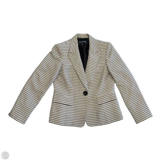 Blazer By Evan-picone In Black & Tan, Size: M